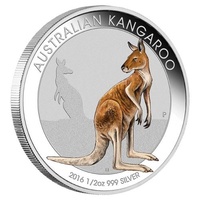 2016 50c Kangaroo ANDA 1/2oz Silver Proof