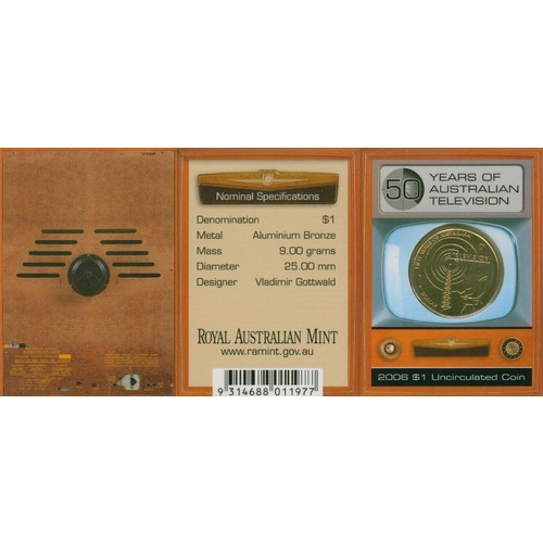 2006 $1 50 Years of Aust TV M