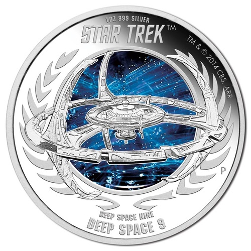 2015 Star Trek Silver Coin Deep Space Nine