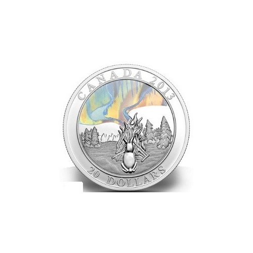2013 CA$20 A Story of the Northern Lights The Great Hare