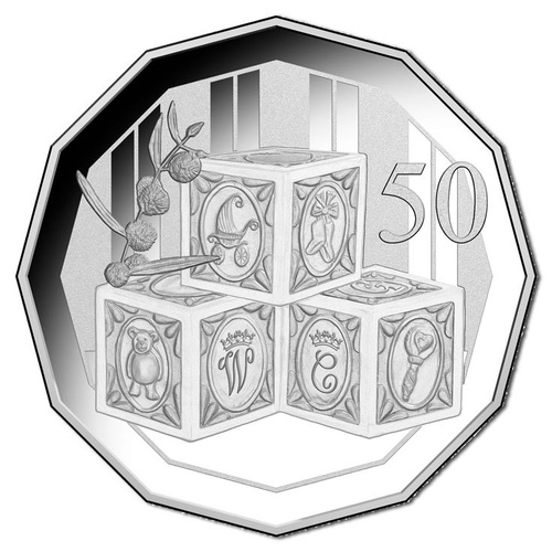 2015 Royal Baby 50c Silver Proof
