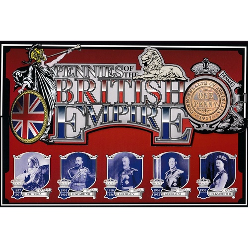 1895 - 1965 Pennies of the British Empire