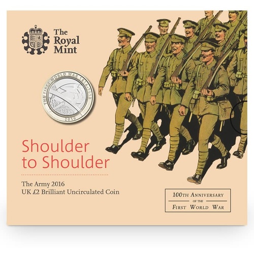 2016 UK £2 The Army Brilliant Uncirculated Coin
