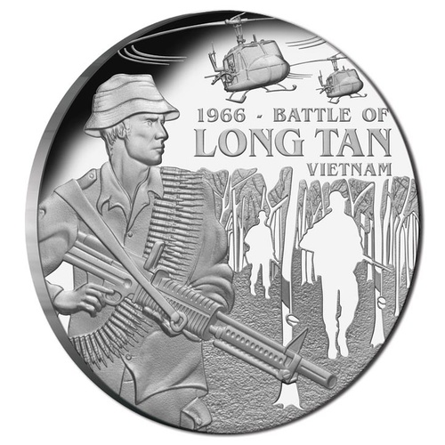2016 Niue $1 Battle Of Long Tan Silver Proof