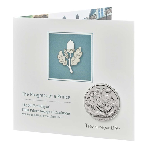 2018 £5 Progress of a Prince Brilliant Unc
