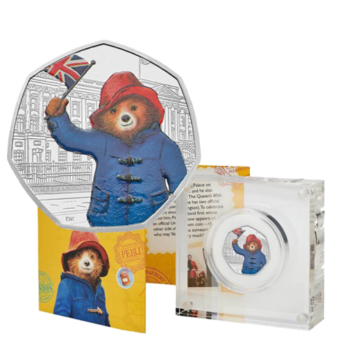 2018 UK50p Paddington at Buckingham Silver Proof
