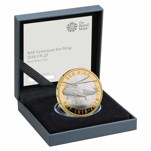 2018 £2 RAF Centenary Sea King Silver Proof