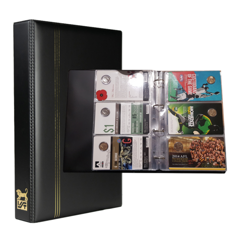 VST Balmoral Album for Large Carded RAM Coins with Pages