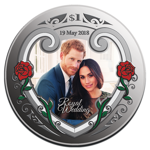 2018 NZD$1 Royal Wedding 1oz Silver Proof Coin