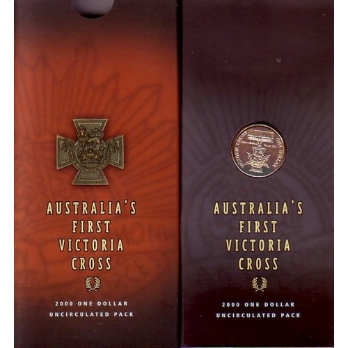 2000 $1 Victoria Cross Unc Coin