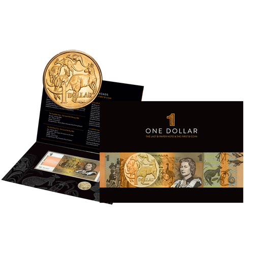$1 Last Note & First Coin Pack Unc