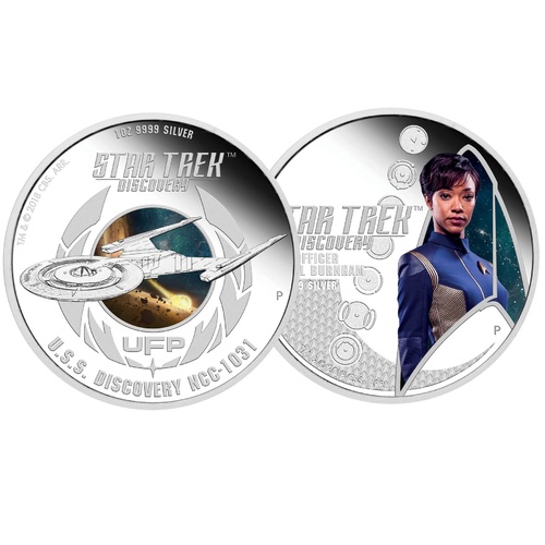 2018 $1 Star Trek Discovery 1oz Silver Proof Pair