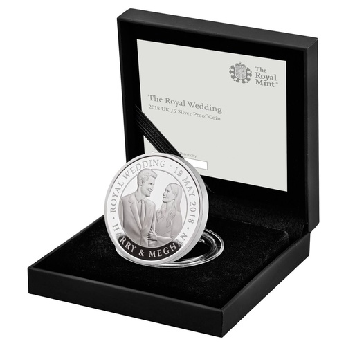 2018 £5 Royal Wedding Silver Proof