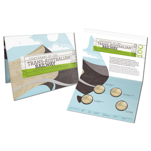 2017 $1 Trans-Australian Railway Mintmark and Privy 4 Coin Set