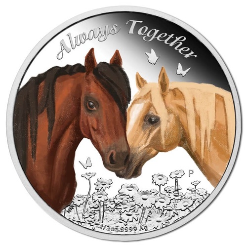 2017 50c Always Together 1/2oz Silver Proof