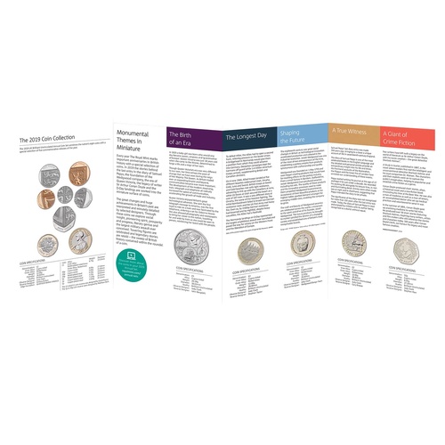 2019 United Kingdom Brilliant UNC Annual Coin Set