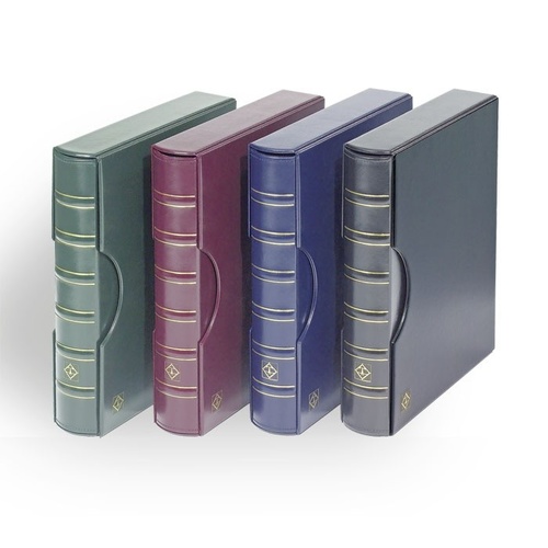 Lighthouse CLASSIC GRANDE Binder with Slipcase, extra-large capacity [Colour: Red]
