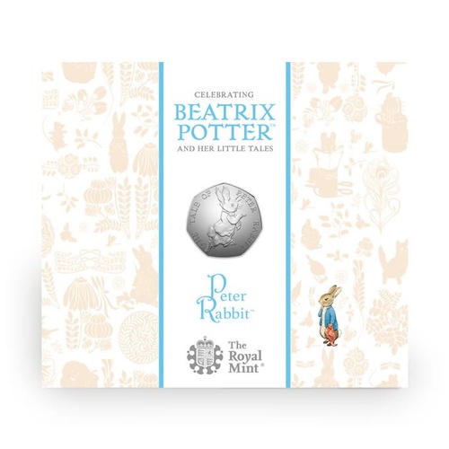 2017 50p Peter Rabbit BU