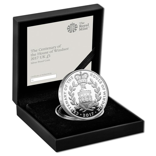 2017 £5 House of Windsor Centenary Silver Proof