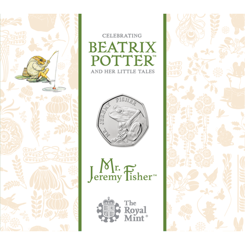 2017 50p Mr Jeremy Fisher BU