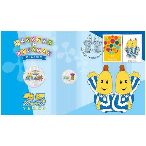 2017 Bananas in Pyjamas 2 Coin PNC