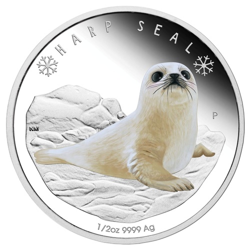 2017 50c Polar Babies - Harp Seal 1/2oz Silver Proof