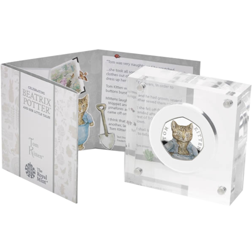 2017 50p Tom Kitten Silver Proof