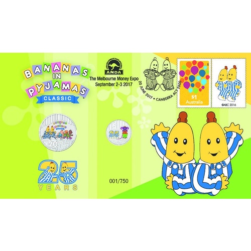 2017 Bananas in Pyjamas Two Coin PNC ANDA Money Expo Release