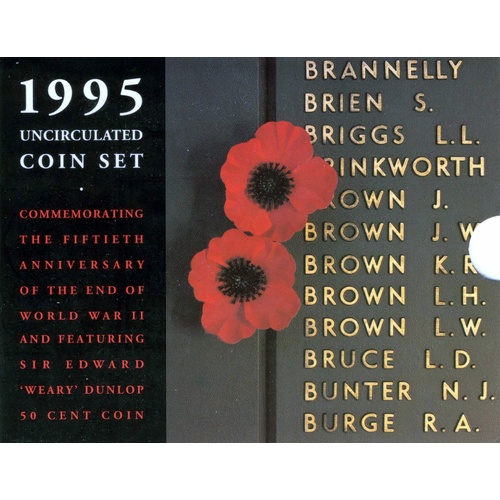 1995 50th Anniversary of End of WWII Mint Set