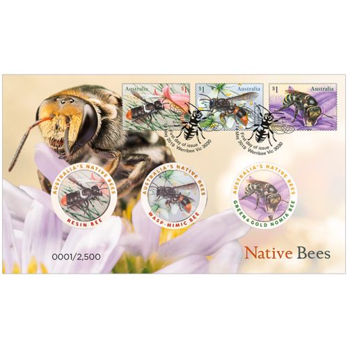 2019 Native Bees 3 Medallion Cover