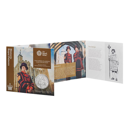 2019 £5 Tower of London - Yeoman Warders Brilliant Unc