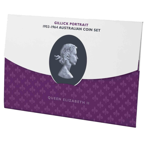 Queen Elizabeth II Mary Gollick Portrait 6 Coin Set