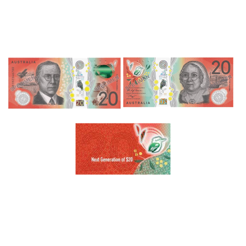 2019 $20 Next Generation Unc Banknote Folder