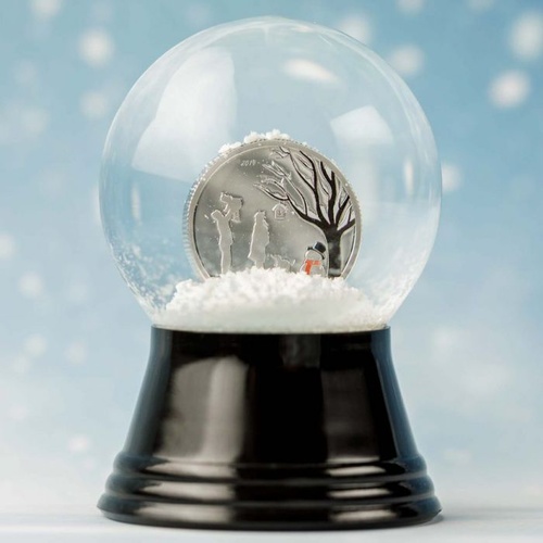 2019 $1 Winter Wonderland Snow Globe