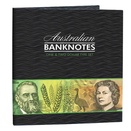 Australian $1 and $2 Banknote Type Set