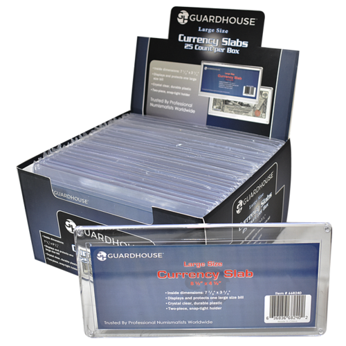 Guardhouse Currency Slabs for Banknotes