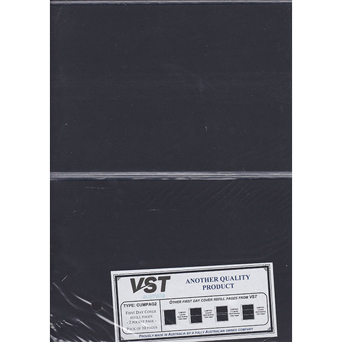 VST FDC 2 Division Clear with Black Insert 10 Page Pack