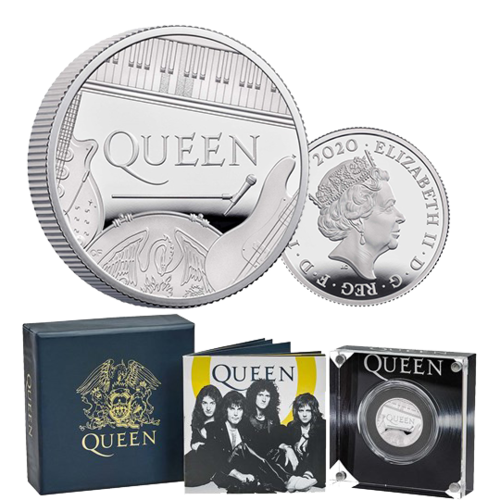 2020 £1 Queen 1/2oz Silver Proof