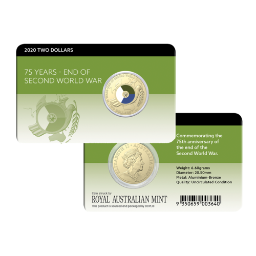 2020 75th Anniversary of the End of WWII UNC Coin Pack