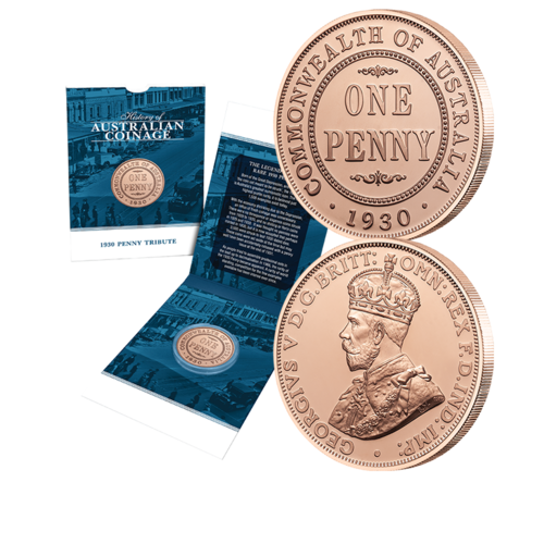 1930 Penny Rose Gold Plated Commenorative