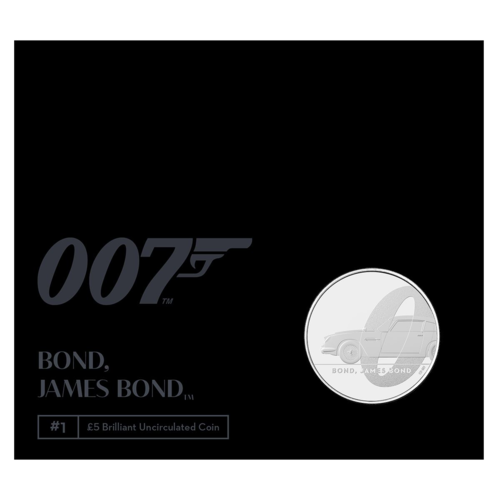 2020 £5 James Bond Aston Martin BUNC Coin