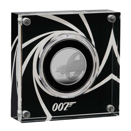 2020 £1 James Bond Aston Martin 1/2oz Silver Proof Coin