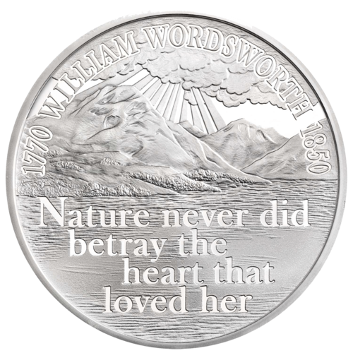2020 £5 The 250th Anniversary of the Birth of William Wordsworth Silver Proof Coin