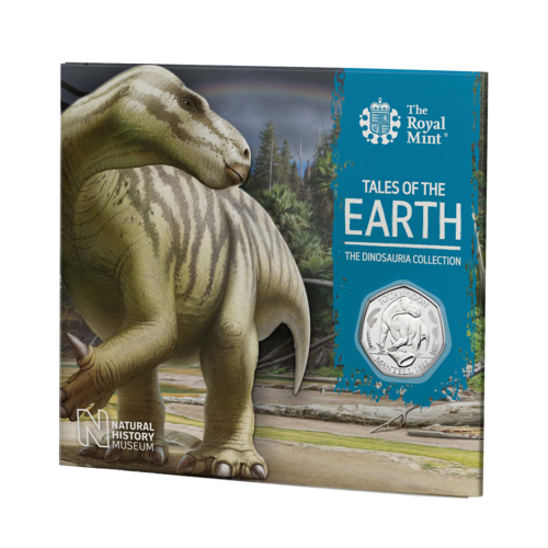 2020 50p Dinosauria - Iguanadon BU Coin