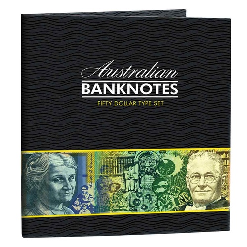 Australian $50 Banknote Type Set