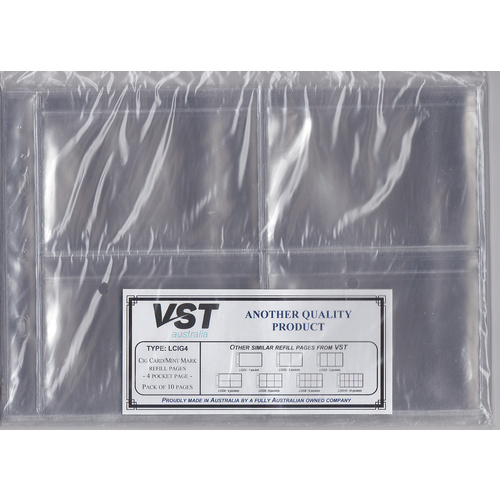 VST 4 Pocket Mint Mark Pages 10 Pack