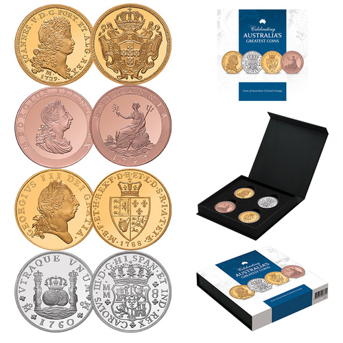 Australia's Greatest Colonial Coins Replica Set