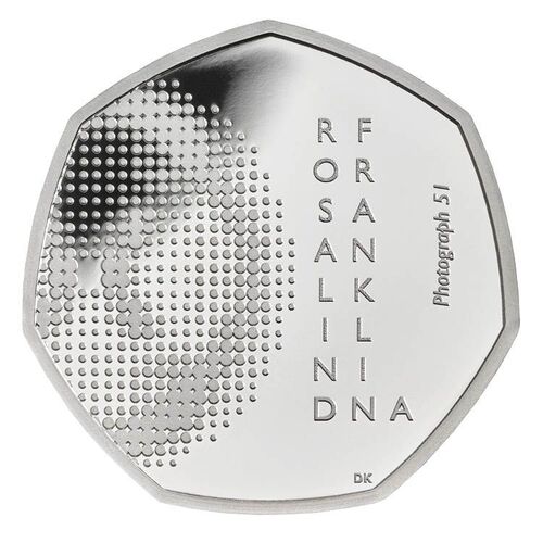 2020 50p Innovation in Science Rosalind Franklin Silver Proof Coin