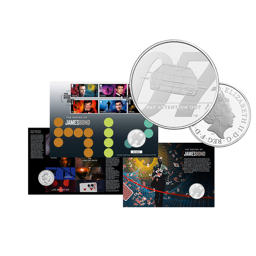 2020 £5 The Design of James Bond PNC