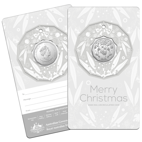 2020 50c Christmas Coin Decoration [Colour: Silver]